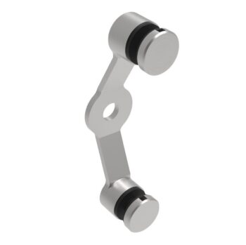 Fikseeritud spider-kinnitus – 2xD30 mm, 180°, AISI 304, satiinviimistlus - Image 2