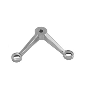 Spider-klaasikinnitus, reguleeritav, fassaadiklaasile – AISI 304, 2-haruline, kuni 2100N tuulekoormusele