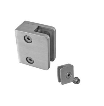 Klaasikinnitus posti ette, ümar, Model 21XX, klaasile 6-12,76mm, ühe poolne, siledale pinnale, AISI 316, Satiin
