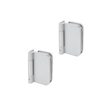 Alumiiniumist klaasukse hing – Bar-tüüp, alumiinium, anodeeritud, klaasile 8–10 mm (paaris)