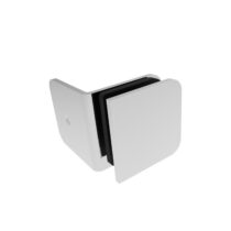 Klaasikinnitus sein–klaas 90°, 45x45 mm, AISI 304, poleeritud, klaasile 8–10 mm