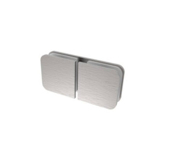 Klaasikinnitus klaas–klaas 135°, 45x45 mm, AISI 304, satiin, klaasile 8–10 mm