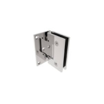 Klaasukse hing Brass Flex, klaas–sein, automaatselt sulguv ±25°, algasendi reguleerimine ±20°, messing, viimistlus poleeritud, hing plaadi ääres