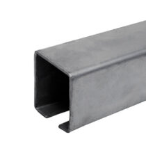 Liugvärava siin 70*70/4mm; vahe 22,5mm; must metall; 3000mm; 20kg