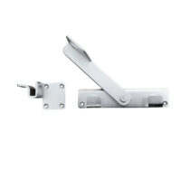 Jalgvärava ülemine sulgur, tabaluku aasad, tsingitud, nurgaga, parem käeline