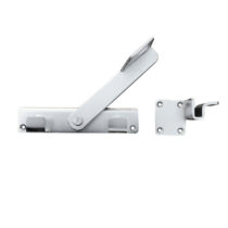 Jalgvärava ülemine sulgur, tabaluku aasad, tsingitud, nurgaga, vasaku käeline