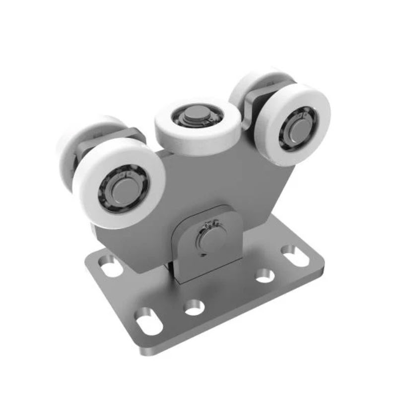 liugvärava rullik nailonrullidega 60x60