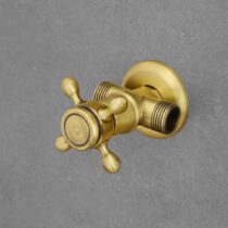 WC ühenduskraan YORK kahekordne antiikmessingist viimistlusega