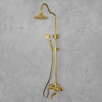 dušisegisti FLOWER antiikmessing seinale