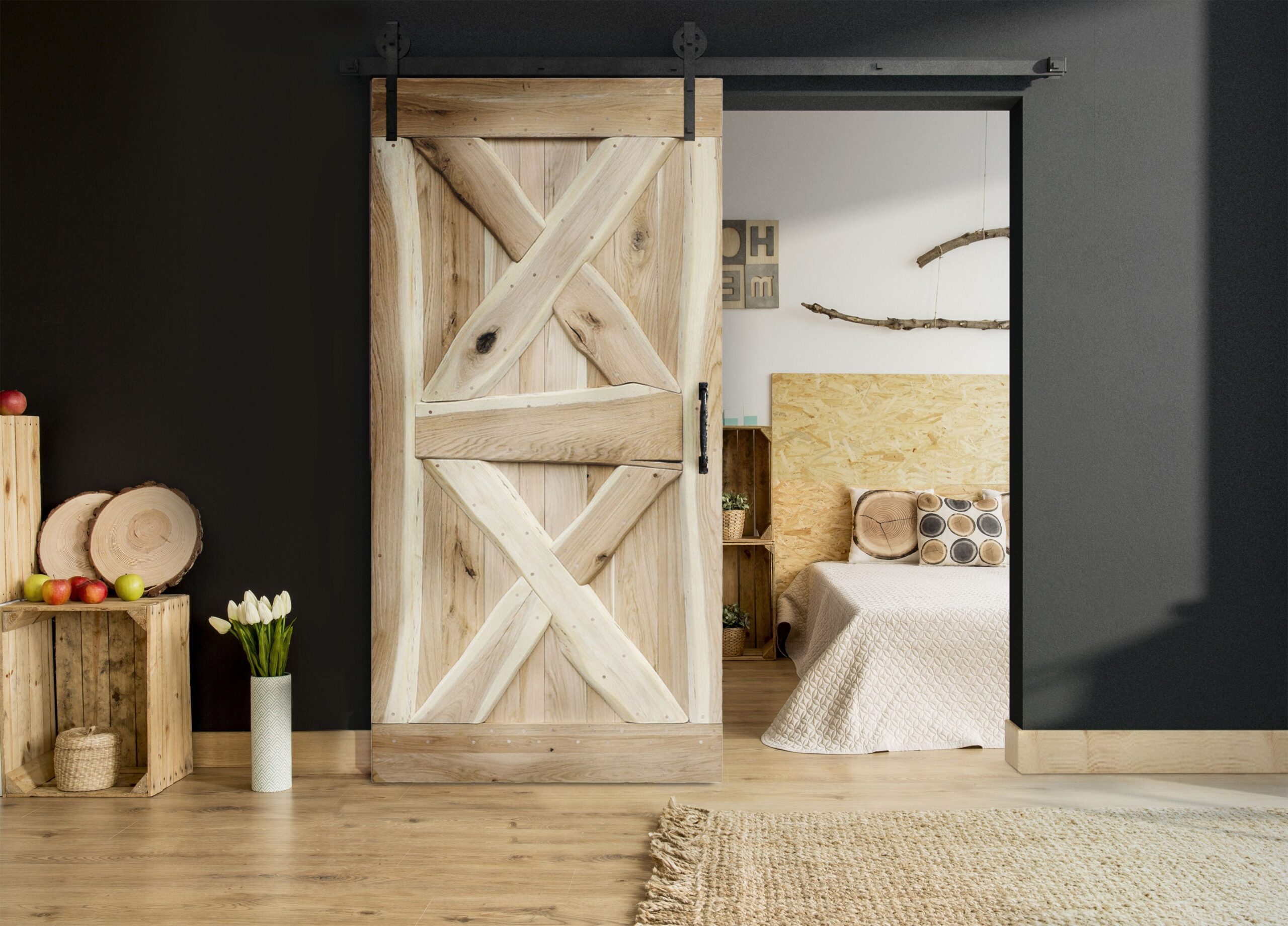 old tammepuidust liuguks rustic interjööris