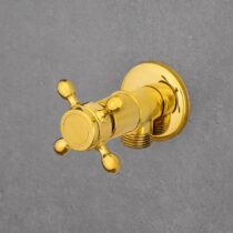 WC ühenduskraan YORK kuldne detailvaade