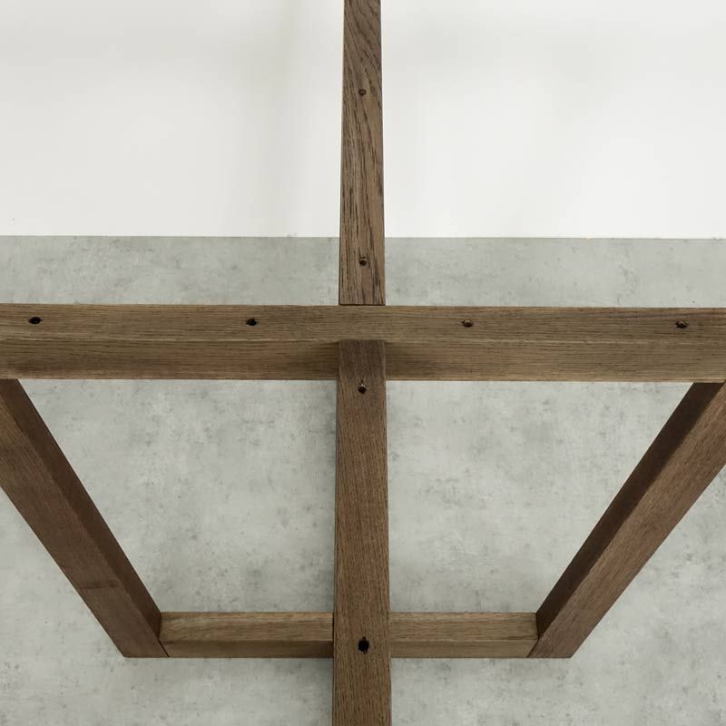 tammepuidust laua jalg KARO stabiilne alus suurele lauale