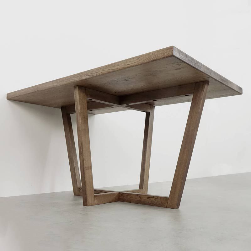 Tammepuidust laua jalg KARO – rombikujuline ja stabiilne alus - Image 6