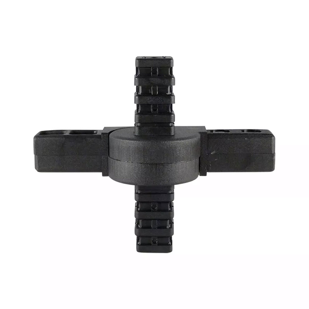 pööratavate harudega toruliide kandilisele torule