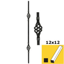 Sepispiirde täitepulk kahe käbiga 12x12 mm