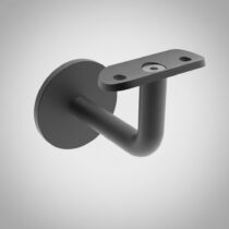 Käsipuu hoidja seinale 42.4mm AISI304 Must RAL 9005