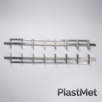 Pööratav ribiseina süsteem roostevabast terasest